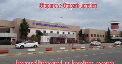 Samsun Havalimanı Otopark ve Samsun Havalimanı Otopark Ücretleri