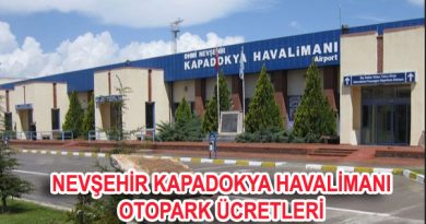 Nevşehir Kapadokya Havalimanı Otopark Ücretleri