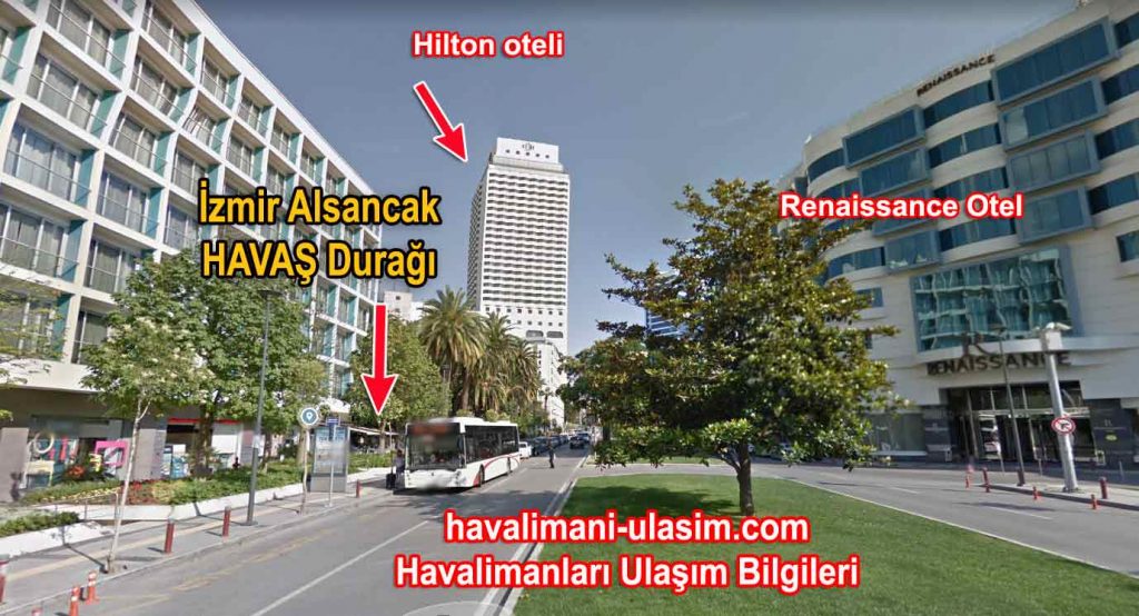 İzmir Alsancak Efes Oteli Havaş Durağı