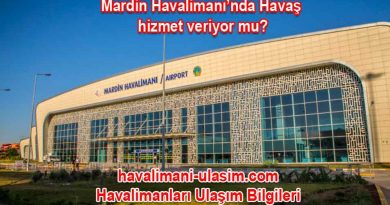 Mardin Havalimanında Havaş Hizmet veriyor mu?