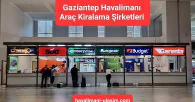 Gaziantep Havalimanı Araç Kiralama Şirketleri