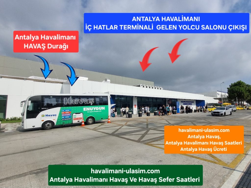 Antalya Havalimanı Havaş Servileri, Havaş Saatleri